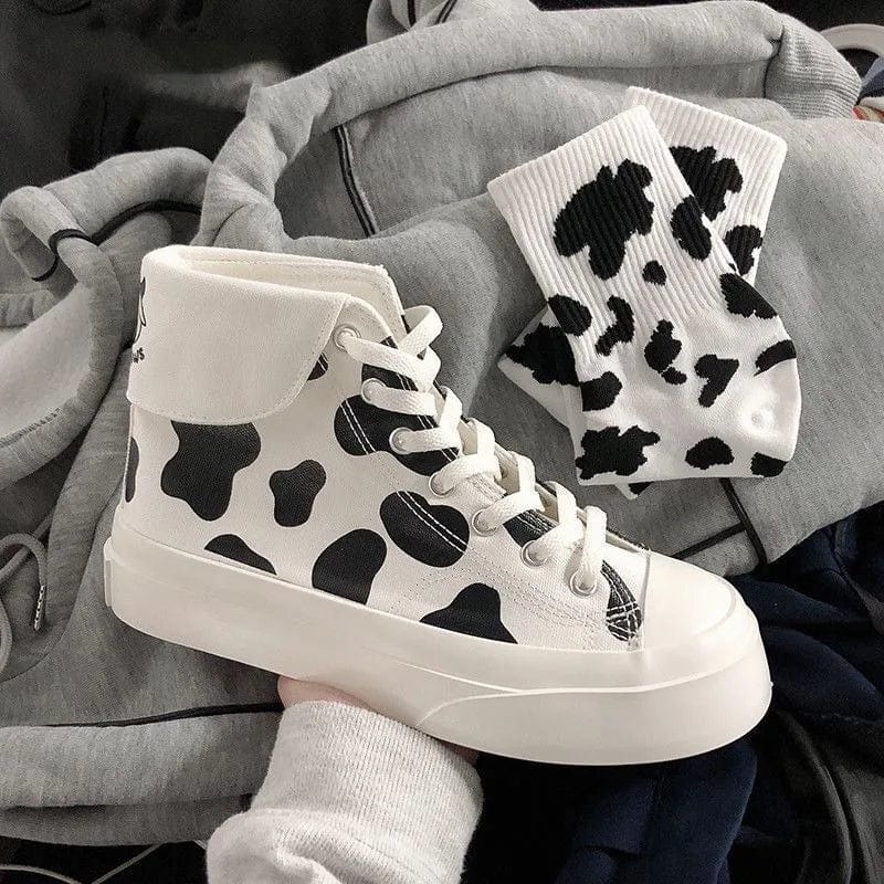 Cow Pattern Shoes